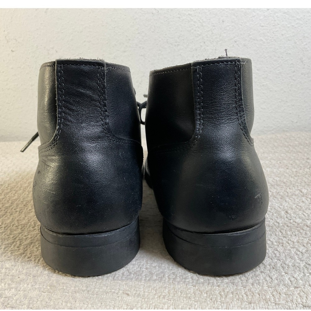 Biltrite Mens Black Leather Steel Toe Chukka Boots 6.5 Oil Resist ANSI Z41.1-91 - Picture 2 of 15